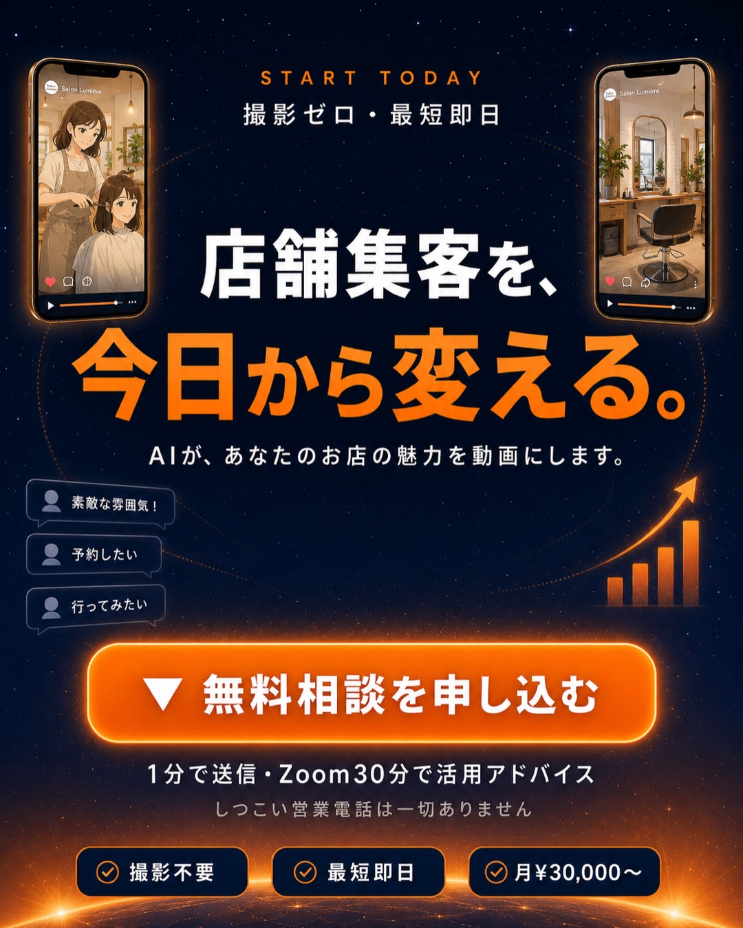 店舗集客を、今日から変える。
